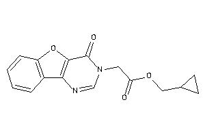 2-(4-ketobenzofuro[3,2-d]pyrimidin-3-yl)acetic Acid Cyclopropylmethyl Ester