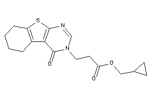 3-(4-keto-5,6,7,8-tetrahydrobenzothiopheno[2,3-d]pyrimidin-3-yl)propionic Acid Cyclopropylmethyl Ester