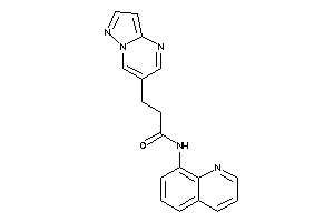 3-pyrazolo[1,5-a]pyrimidin-6-yl-N-(8-quinolyl)propionamide