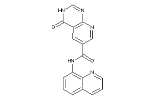 Image of 4-keto-N-(8-quinolyl)-3H-pyrido[2,3-d]pyrimidine-6-carboxamide