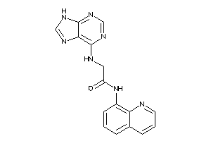 2-(9H-purin-6-ylamino)-N-(8-quinolyl)acetamide