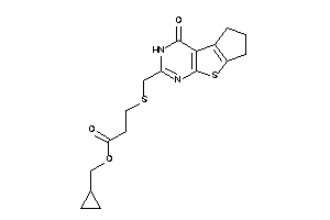 3-[(ketoBLAHyl)methylthio]propionic Acid Cyclopropylmethyl Ester