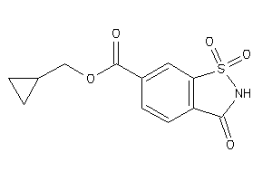 1,1,3-triketo-1,2-benzothiazole-6-carboxylic Acid Cyclopropylmethyl Ester