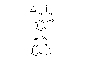 1-cyclopropyl-2,4-diketo-N-(8-quinolyl)pyrido[2,3-d]pyrimidine-6-carboxamide