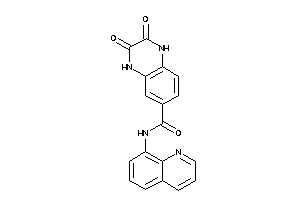 Image of 2,3-diketo-N-(8-quinolyl)-1,4-dihydroquinoxaline-6-carboxamide