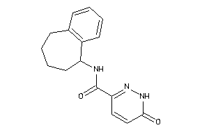 6-keto-N-(6,7,8,9-tetrahydro-5H-benzocyclohepten-9-yl)-1H-pyridazine-3-carboxamide