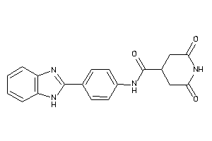 N-[4-(1H-benzimidazol-2-yl)phenyl]-2,6-diketo-isonipecotamide