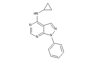 Cyclopropyl-(1-phenylpyrazolo[3,4-d]pyrimidin-4-yl)amine