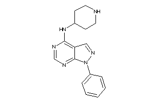 (1-phenylpyrazolo[3,4-d]pyrimidin-4-yl)-(4-piperidyl)amine