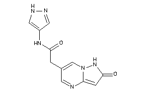 2-(2-keto-1H-pyrazolo[1,5-a]pyrimidin-6-yl)-N-(1H-pyrazol-4-yl)acetamide