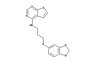 3-(1,3-benzodioxol-5-yloxy)propyl-thieno[2,3-d]pyrimidin-4-yl-amine