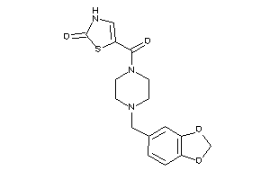 5-(4-piperonylpiperazine-1-carbonyl)-4-thiazolin-2-one