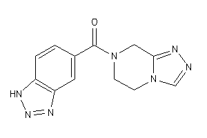 1H-benzotriazol-5-yl(6,8-dihydro-5H-[1,2,4]triazolo[4,3-a]pyrazin-7-yl)methanone