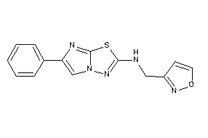 Isoxazol-3-ylmethyl-(6-phenylimidazo[2,1-b][1,3,4]thiadiazol-2-yl)amine