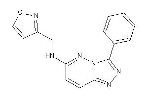 Isoxazol-3-ylmethyl-(3-phenyl-[1,2,4]triazolo[3,4-f]pyridazin-6-yl)amine