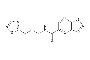 N-[3-(1,2,4-oxadiazol-5-yl)propyl]isothiazolo[5,4-b]pyridine-5-carboxamide