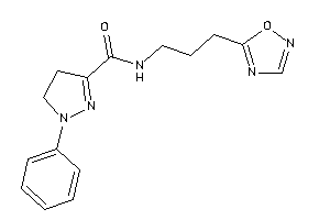 N-[3-(1,2,4-oxadiazol-5-yl)propyl]-1-phenyl-2-pyrazoline-3-carboxamide