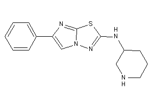 (6-phenylimidazo[2,1-b][1,3,4]thiadiazol-2-yl)-(3-piperidyl)amine