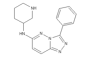 (3-phenyl-[1,2,4]triazolo[3,4-f]pyridazin-6-yl)-(3-piperidyl)amine