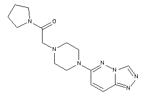 1-pyrrolidino-2-[4-([1,2,4]triazolo[3,4-f]pyridazin-6-yl)piperazino]ethanone