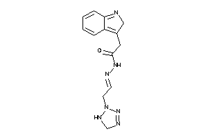 Image of N-[2-(1,5-dihydrotetrazol-2-yl)ethylideneamino]-2-(2H-indol-3-yl)acetamide