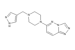 6-[4-(1H-pyrazol-4-ylmethyl)piperazino]-[1,2,4]triazolo[3,4-f]pyridazine