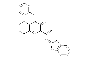 N-(3H-1,3-benzothiazol-2-ylidene)-1-benzyl-2-keto-3,5,6,7,8,8a-hexahydroquinoline-3-carboxamide