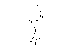 Image of 4-(2-keto-4-imidazolin-1-yl)-N-(2-keto-2-morpholino-ethyl)benzamide