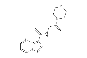 N-(2-keto-2-morpholino-ethyl)pyrazolo[1,5-a]pyrimidine-3-carboxamide