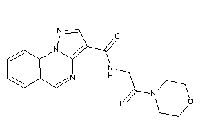 N-(2-keto-2-morpholino-ethyl)pyrazolo[1,5-a]quinazoline-3-carboxamide