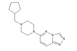 6-[4-(cyclopentylmethyl)piperazino]-[1,2,4]triazolo[3,4-f]pyridazine