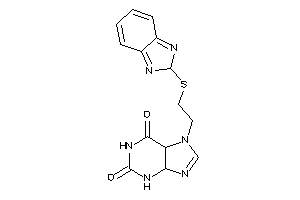 Image of 7-[2-(2H-benzimidazol-2-ylthio)ethyl]-4,5-dihydro-3H-purine-2,6-quinone