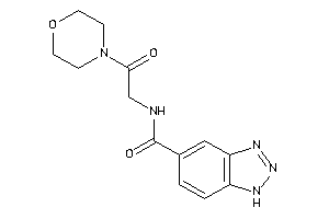 N-(2-keto-2-morpholino-ethyl)-1H-benzotriazole-5-carboxamide