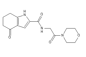 4-keto-N-(2-keto-2-morpholino-ethyl)-1,5,6,7-tetrahydroindole-2-carboxamide