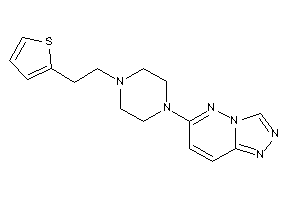 6-[4-[2-(2-thienyl)ethyl]piperazino]-[1,2,4]triazolo[3,4-f]pyridazine