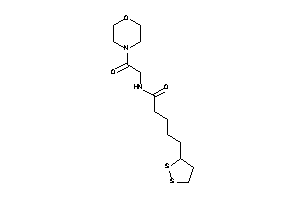 5-(dithiolan-3-yl)-N-(2-keto-2-morpholino-ethyl)valeramide