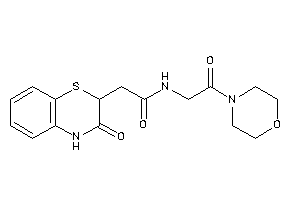 2-(3-keto-4H-1,4-benzothiazin-2-yl)-N-(2-keto-2-morpholino-ethyl)acetamide