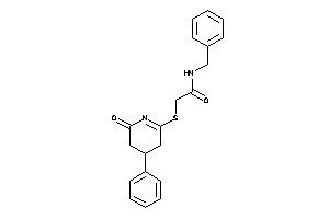 N-benzyl-2-[(6-keto-4-phenyl-4,5-dihydro-3H-pyridin-2-yl)thio]acetamide