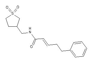 N-[(1,1-diketothiolan-3-yl)methyl]-5-phenyl-pent-2-enamide