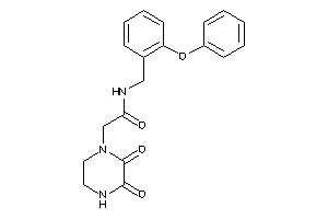 2-(2,3-diketopiperazino)-N-(2-phenoxybenzyl)acetamide