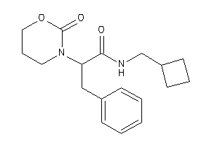 N-(cyclobutylmethyl)-2-(2-keto-1,3-oxazinan-3-yl)-3-phenyl-propionamide