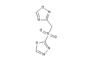 3-(1,3,4-thiadiazol-2-ylsulfonylmethyl)-1,2,4-oxadiazole