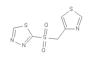 2-(thiazol-4-ylmethylsulfonyl)-1,3,4-thiadiazole