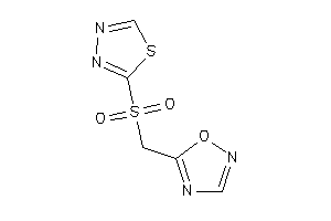 5-(1,3,4-thiadiazol-2-ylsulfonylmethyl)-1,2,4-oxadiazole