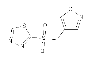 4-(1,3,4-thiadiazol-2-ylsulfonylmethyl)isoxazole