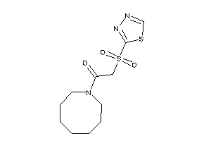 1-(azocan-1-yl)-2-(1,3,4-thiadiazol-2-ylsulfonyl)ethanone