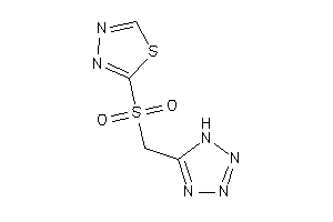Image of 2-(1H-tetrazol-5-ylmethylsulfonyl)-1,3,4-thiadiazole
