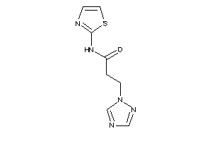 N-thiazol-2-yl-3-(1,2,4-triazol-1-yl)propionamide