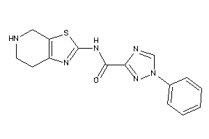 1-phenyl-N-(4,5,6,7-tetrahydrothiazolo[5,4-c]pyridin-2-yl)-1,2,4-triazole-3-carboxamide