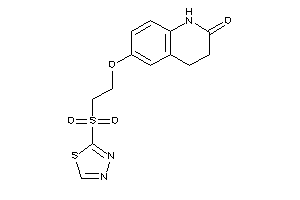 6-[2-(1,3,4-thiadiazol-2-ylsulfonyl)ethoxy]-3,4-dihydrocarbostyril